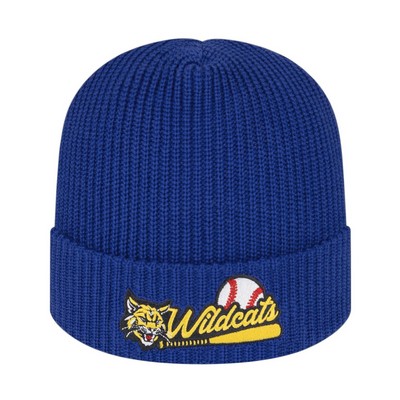 Ribbed Knit Cap with Cuff